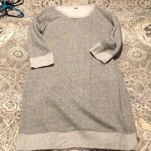 J crew grey sweater dress